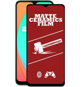 Resim Realme C11 Tam Kaplayan Mat Seramik Ekran Koruyucu 