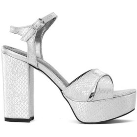 Resim Elit Pm08 K3026t Kadın Platform Ayakkabı Gümüş Gümüş 