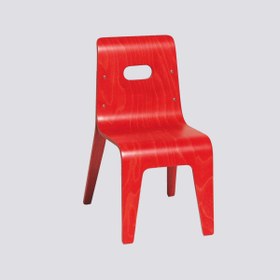 Resim 0.23 Çocuk Sandalyesi - Su Bazlı Sarı / Su Bazlı Kırmızı / W: 32 H: 55 D: 35 S: 29 