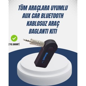 Resim Bluetooth Destekli Aux Müzik ve Konuşma Cihazı 