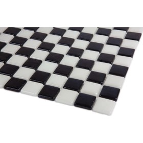 Resim MozaiKristaL Mutfak Tezgah Arası Ve Tüm Yüzeyler Için 25x25 Mm Cam Mozaik. ( 1 Koli = 1 M2 Fiyatıdır ) 