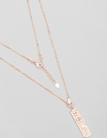 Resim Antik Mısır 18 Ayar Rose Altın Kaplama 55 Cm Gümüş Şans Kolye 