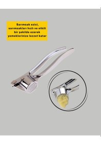 Resim Metal Sarımsak Ezici Siyah 