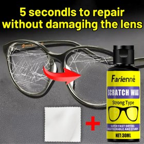 Resim Yüksek Şeffaflıkta Gözlük Çizik Onarım Ajanı: İnce Çizgileri ve Bulanıklığı Hızlıca Giderir, Miop Gözler, Okuma Gözlükleri ve Akıllı Saat Ekranları İçin Uygun, Nano Formülü İz Bırakmaz, Görsel Berraklığı Artırır 