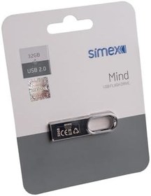 Resim Simex Metal USB 2.0 Flaş Bellek 32 GB SU-108 