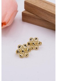 Resim 14 Ayar Altın Küpe J Klips Kadın Küpe Lkkp1110 