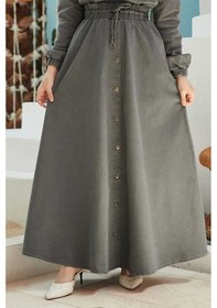 Resim Neways 6544 - Etek ve Tunik İkili Takım Gri 