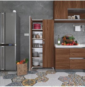 Resim Kenzlife mutfak dolabı çilem 188*070*032 cvz kilitli ayaklı banyo evrak ofis kitaplık ayakkabılık kiler 