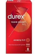 Resim Durex Yakın Hisset Xl Geniş Fit 8 Adet Prezervatif 