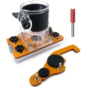 Resim Ronglight Ahşap El Freze Makinesi Ve Lamel Birleştirici Manuel Zıvana Açma Seti Ayarlanabilir Plaka 