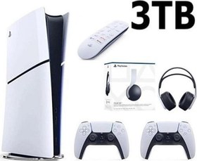 Resim Playstation 5 Slim Dijital Edition 3TB +2.Dualsense + Media kumanda +3D PLUS KULAKLIK 