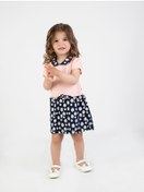 Resim HARİKA KİDS Kız Bebek Papatya Desen Yakalı Elbise 
