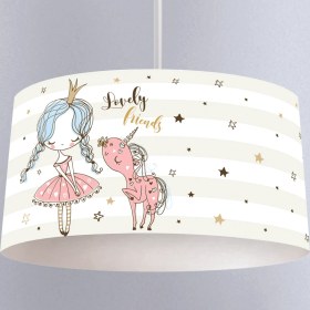 Resim instababyrooms Çocuk Odası Dijital Baskılı Dekoratif Sarkıt Avize Model 193 