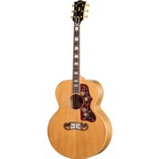 Resim Gibson Custom 1957 SJ-200 Reissue Akustik Gitar (Light Aged Dark Natural) 