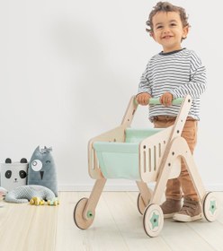 Resim Trio Shopper Walker and Toy Cart 
