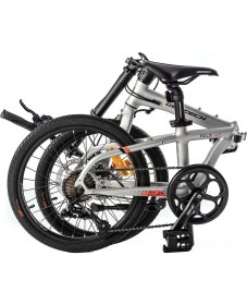 Resim Geotech Fold Up 20.4 8V Hd Katlanır Bisiklet Gümüş 