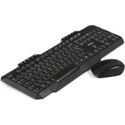 Resim Dark DK-AC-KMW1000 Kablosuz Multimedia Q Klavye Mouse Set 
