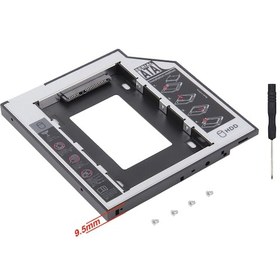 Resim 9.5Mm Dvd To Ssd Harddisk Caddy Laptop Pc Sata Kutusu - Kızak 