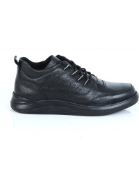 Resim Dropland 8624 Siyah Milano Deri Erkek Bot 