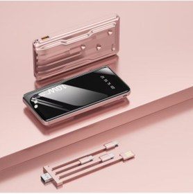 Resim Konyax Kendinden Kablolu 10.000 Mah Powerbank Çok Renkli 