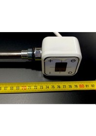 Resim Sern 1000w Beyaz Renk Kare Dijital Hp013 Model Havlupan Isıtıcı Rezistans 230v L:720mm 1/2'' Yarım Parmak 