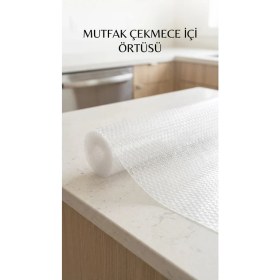 Resim Eco Lounge Şeffaf Pvc Raf Kaydırmaz Dolap Içi Çekmece Örtüsü 45X300 cm Koruyucu 