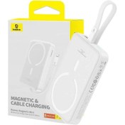 Resim Baseus Magsafe 10.000 Mah 20w Mini Wireless Powerbank Beyaz 