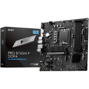 Resim MSI PRO B760M-B DDR4 4800(OC) PCI-E M.2 USB3.2 HDMI mATX 