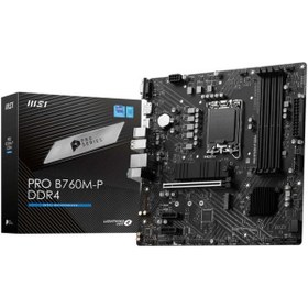 Resim MSI PRO B760M-B DDR4 4800(OC) PCI-E M.2 USB3.2 HDMI mATX 