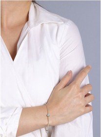 Resim Diamond Line - Gülaylar - Sarı Altın 14 Ayar Nazar Boncuğu Bilekl Standart N11.21804 Sarı Altın 