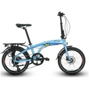 Resim Carraro Flexi 108 Hd Katlanır Bisiklet Mavi-bukalemun 8v Antrasit Mavi 