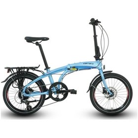 Resim Carraro Flexi 108 Hd Katlanır Bisiklet Mavi-bukalemun 8v Antrasit Mavi 
