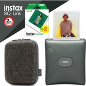 Resim Instax Sq Link Yeşil Ex D Akıllı Telefon Yazıcısı ve Hediye Seti 4 