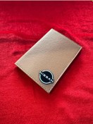 Resim ATTA PAZARLAMA Deri kabartmalı kahverengi nissan markalı ruhsatlık, ruhsat kabı, ruhsat kılıfı, ruhsat cüzdanı 