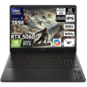 Resim HP OMEN Slim 16-AN0000NT BQ3Z2EAHMF33 Ultra 9-285H 32 GB 4 TB SSD 8 GB RTX5060 16" W11H Dizüstü Bilgisayar 
