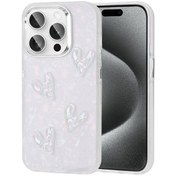 Resim iPhone Uyumlu 15 Pro Kılıf Kabartma Figürlü Parlak Zore Eralli Silikon Kapak Caselab 