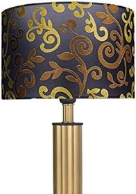 Resim MİNİMAL E-TİCARET & BİLGİ TEKNOLOJİLERİ İcon Gold Contrast Exclusive Abajur (Spiral Siyah) 