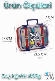 Resim 700 ML İki Bölme Paslanmaz Çelik Bento Lunch Box Yeni Nesil Sefer Tası Metal Kaşık Hediyeli FF7155 