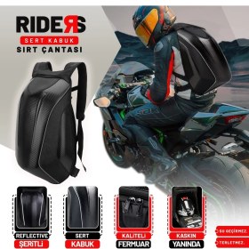 Resim C9 Riders Sert Kabuk Motosiklet Sırt Çantası 