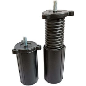 Resim Zeygen Mobilya Koltuk Kanepe Destek Ayağı 6 Adet Siyah 10Cm 5/16 Vida-5-16 Vida 