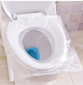 Resim Kullan At Hijyenik Klozet Kapağı Poşeti, Antibakteriyel Seyahat Tuvalet Örtüsü, 50-100-200 Adet Se Açık Ahşap 