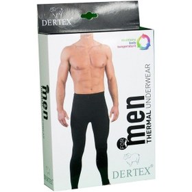 Resim Dertex Termal -30 Wool Bambu Erkek Alt Içlik Siyah 