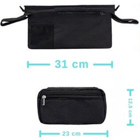 Resim Momcozy Bebek Arabası Çantası 