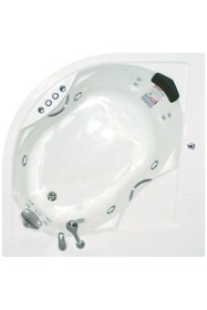 Resim Waterway Hollywood Jakuzi 140x140 H:55 Party Hidromasaj Sistemli Küvet 