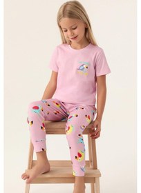 Resim Roly Poly 3403 Garson Jungle Kız Çocuk Pijama Takımı 001 