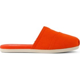 Resim 10022152 Flame Terlik Kadın 10022152 10022153 10022158 10022620 Toms Alpargata Herigate Canvas Mule 10022152 Flame 