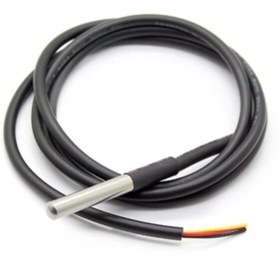 Resim Alkatronik Kablolu Su Geçirmez Ds18b20 Ds1820 Sıcalık Isı Sensörü 1 Metre 