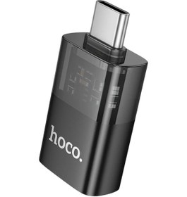 Resim Hoco. Ua36b Tak Çalıştır Type-c To Usb 3.0 Dönüştürücü - Siyah 