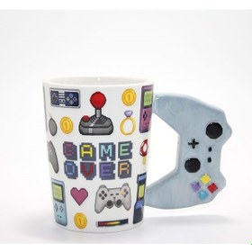 Resim Game Over Porselen Kupa Bardak Alk1252 