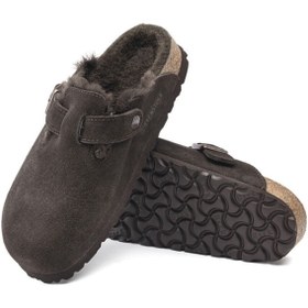 Resim Birkenstock Boston Fell Vl Laf Kadın Kahverengi Terlik 1020529-20198 